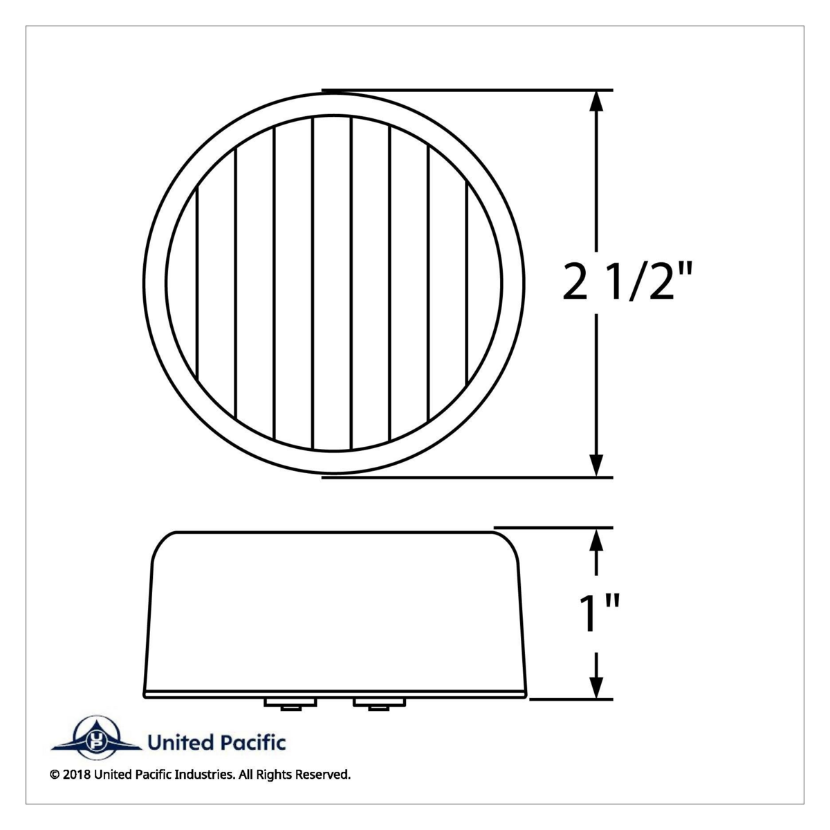 13 LED 2.5" Round Light Kit (Clearance/Marker) - Red LED/Red Lens - Thumbnail 6