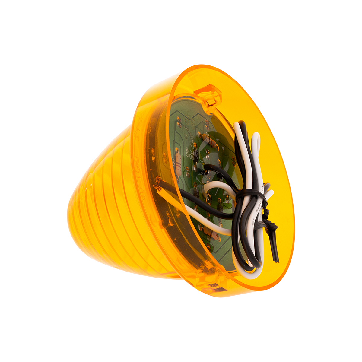 13 LED Beehive Truck-Lite Style Cab Light - Amber LED/Amber Lens - Thumbnail 6