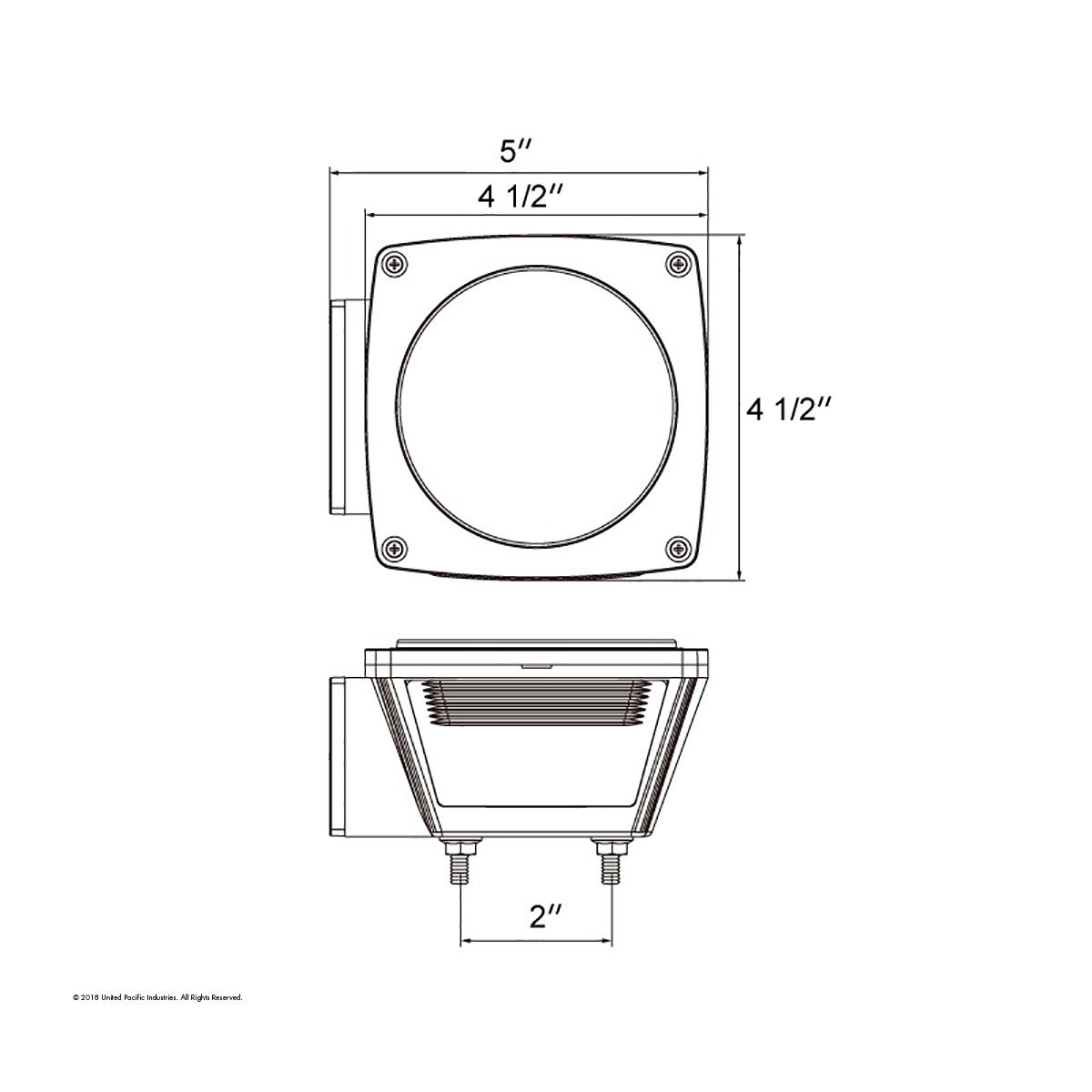 Over 80" Wide LED Submersible Combination Tail Light Without License Light (Bulk) - Thumbnail 7