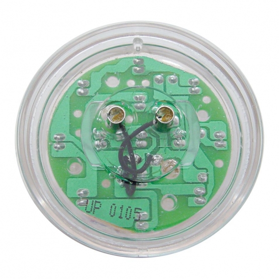 13 LED 2.5" Round Light (Clearance/Marker) - Amber LED/Clear Lens - Thumbnail 5
