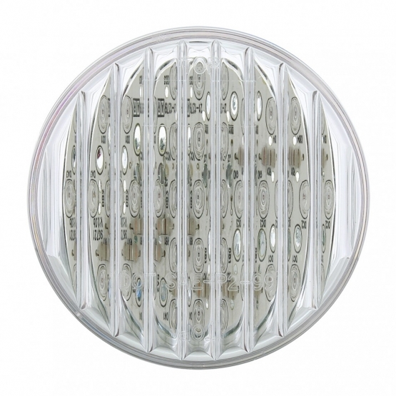 13 LED 2.5" Round Light (Clearance/Marker) - Red LED/Clear Lens - Thumbnail 2