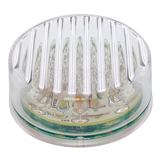 13 LED 2.5" Round Light (Clearance/Marker) - Red LED/Clear Lens - Thumbnail 3