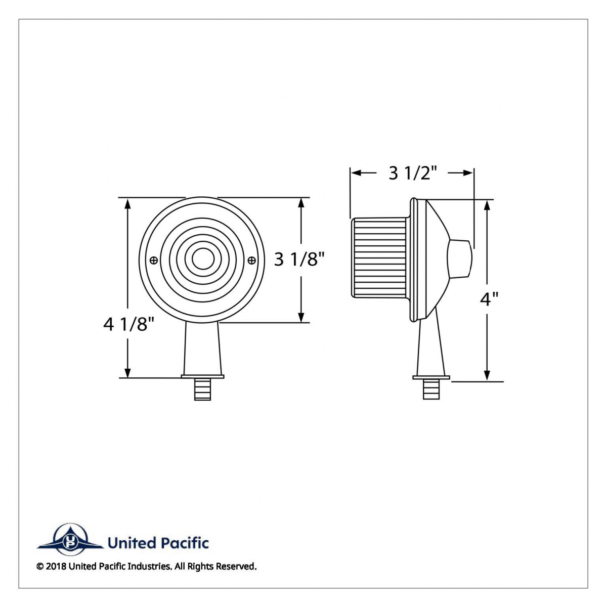 13 LED 1-1/8" Arm Honda Light Kit - Red LED/Red Lens - Thumbnail 2