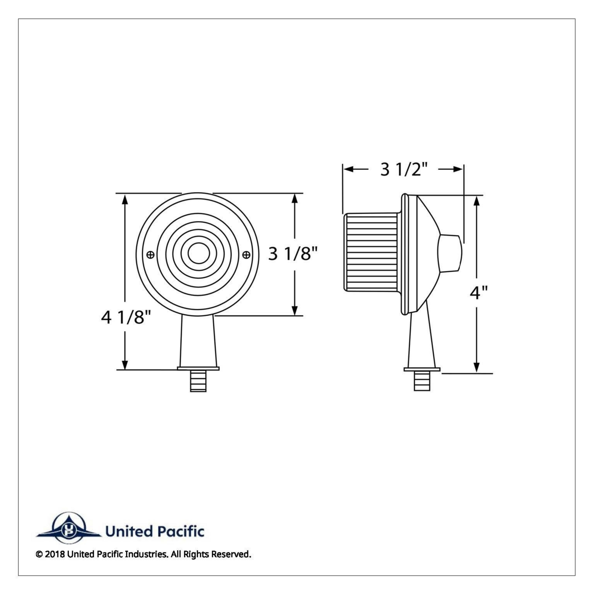 13 LED 1-1/8" Arm Honda Light Kit - Red LED/Red Lens - Thumbnail 3