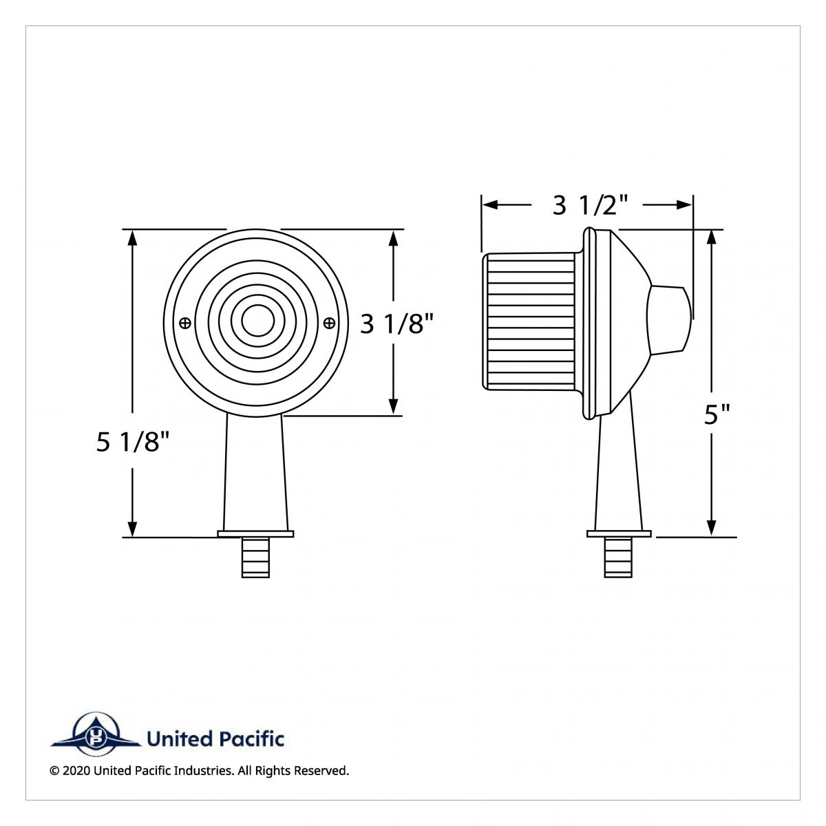 13 LED 2-1/8" Arm Honda Light Kit - Amber LED/Clear Lens - Thumbnail 2