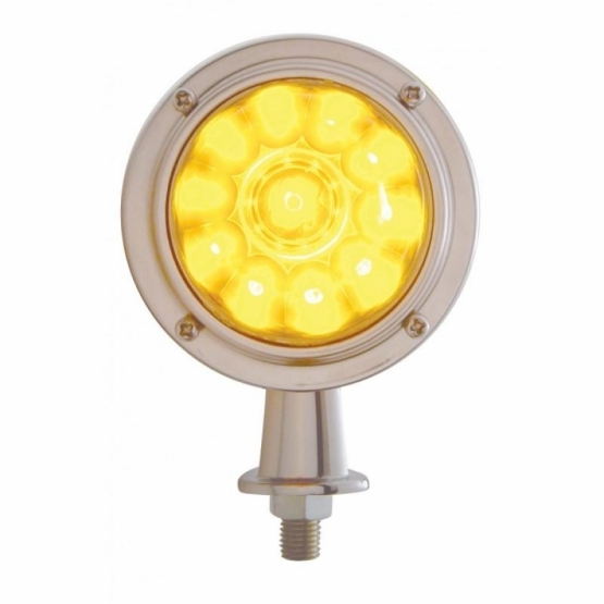 11 LED 1-1/8" Arm Watermelon Honda Light Kit - Amber LED/Amber Lens - Thumbnail 2