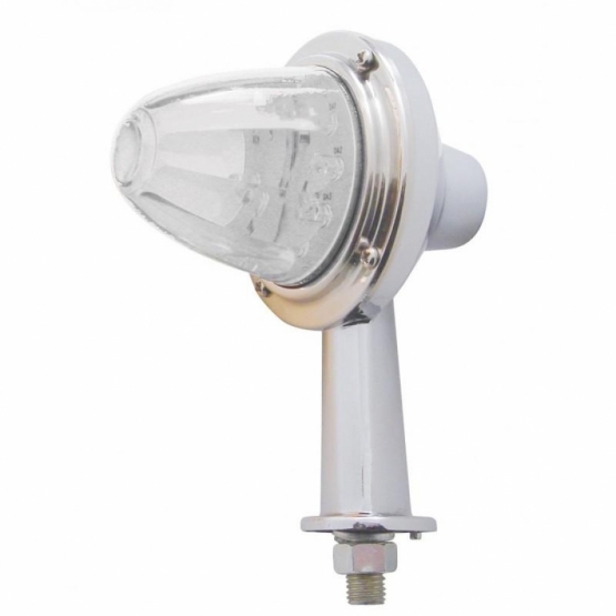 11 LED 2-1/8" Arm Watermelon Honda Light Kit - Amber LED/Clear Lens