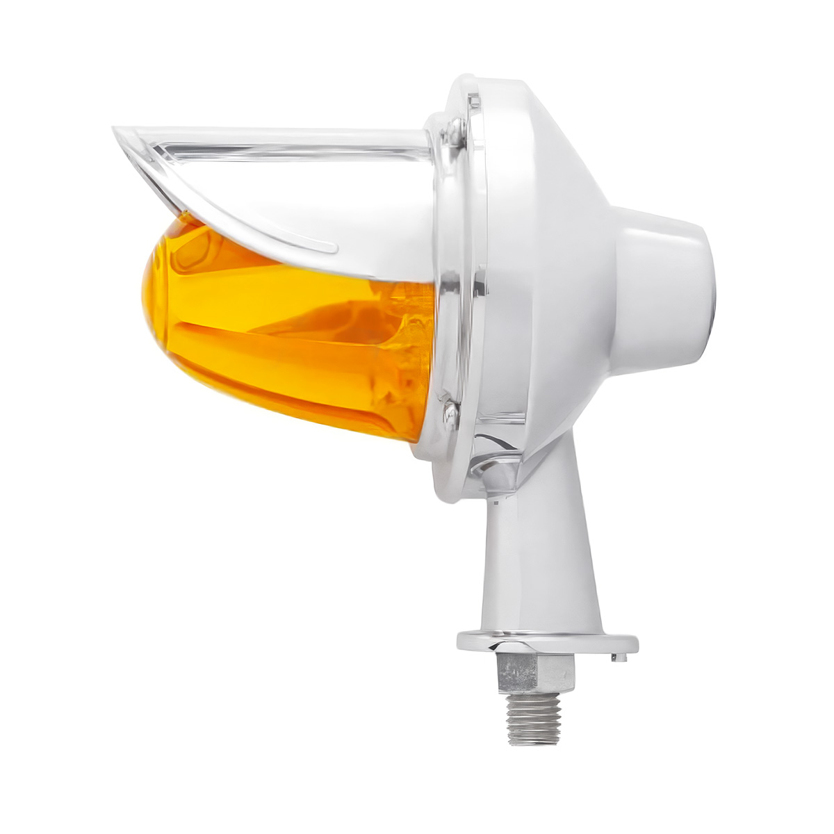 11 LED 1-1/8" Arm Watermelon Honda Light Kit With Visor - Amber LED/Amber Lens - Thumbnail 3