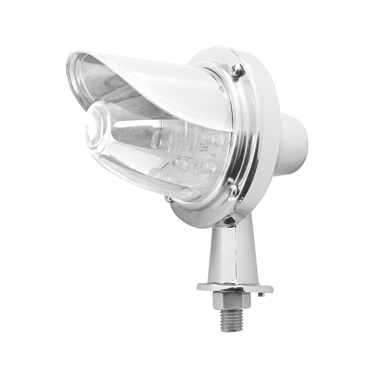 11 LED 1-1/8" Arm Watermelon Honda Light Kit With Visor - Amber LED/Clear Lens