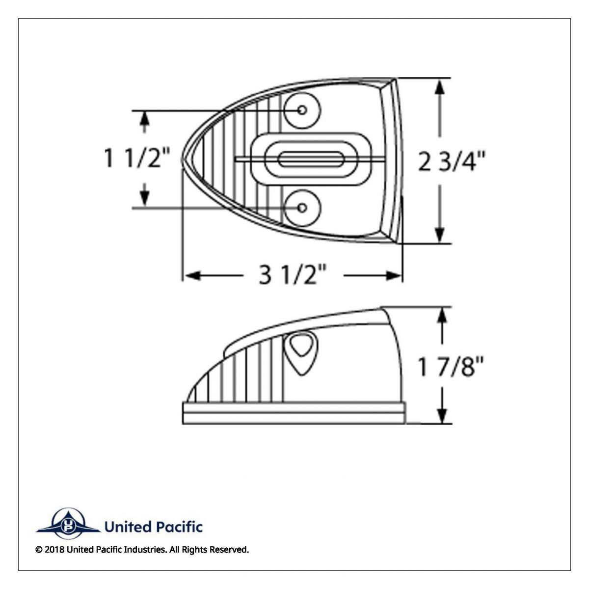 15 LED Pick-Up/SUV Cab Light - Amber LED/Amber Lens - Thumbnail 16