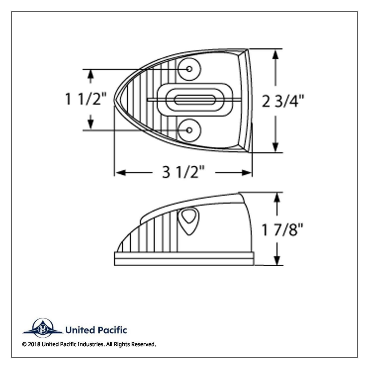 15 LED Pick-Up/SUV Cab Light - Amber LED/Amber Lens - Thumbnail 18
