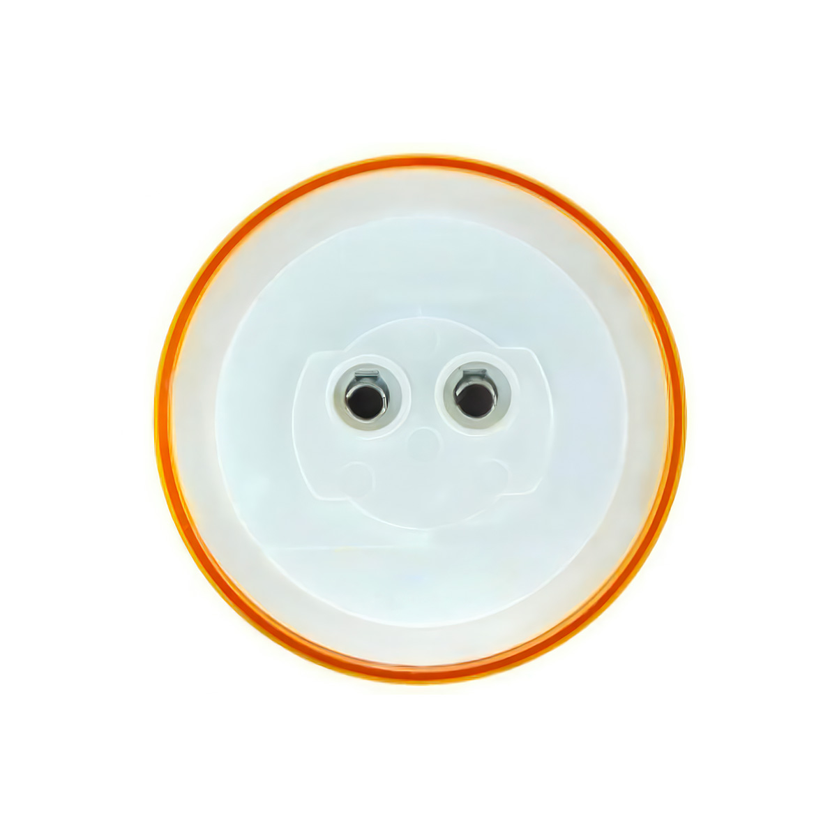 8 LED 2.5" Round Reflectorize Light (Clearance/Marker) - Amber LED/Amber Lens (Bulk) - Thumbnail 4