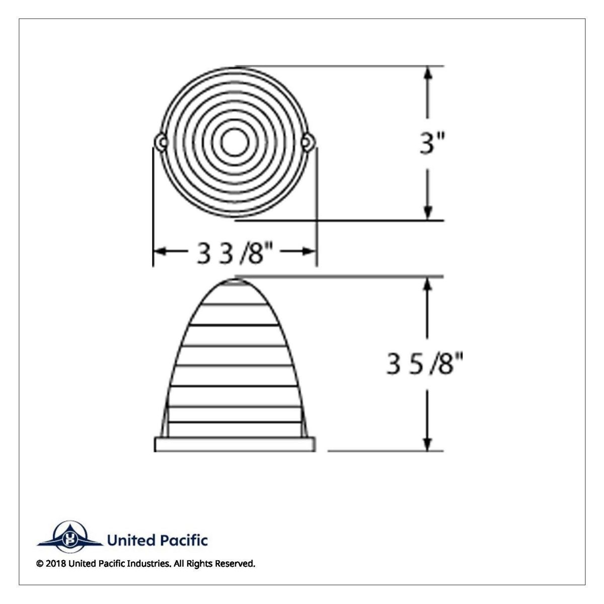 19 LED Beehive Grakon 1000 Cab Light - Amber LED/Clear Lens - Thumbnail 9
