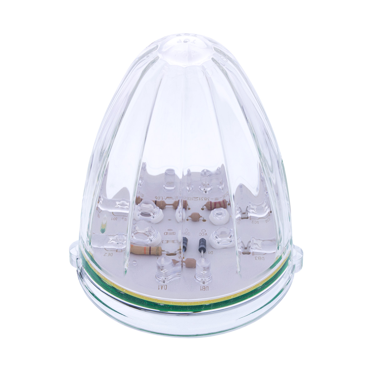 19 LED Watermelon Grakon 1000 Cab Light - Amber LED/Clear Lens - Thumbnail 2