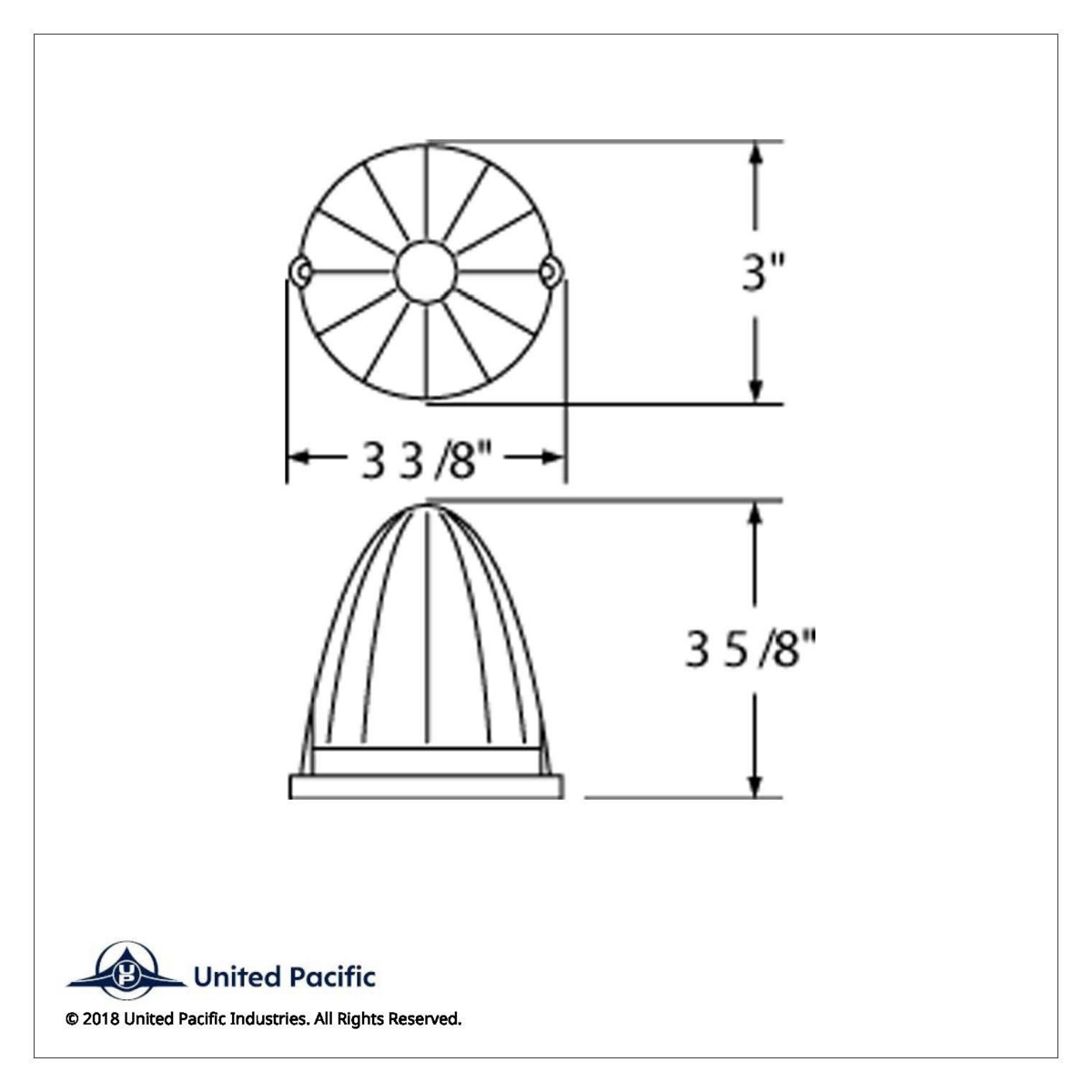 19 LED Watermelon Grakon 1000 Cab Light - Amber LED/Clear Lens - Thumbnail 10