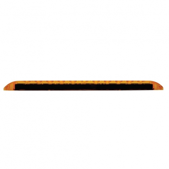11 LED 17" Turn Signal Light Bar - Amber LED/Amber Lens - Thumbnail 4