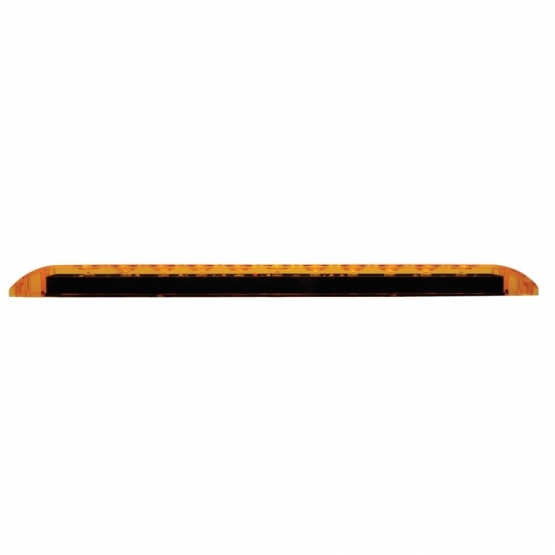 11 LED 17" Turn Signal Light Bar - Amber LED/Amber Lens (Bulk) - Thumbnail 4