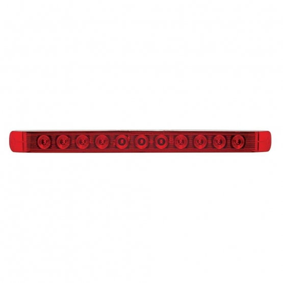 11 LED 17" Light Bar Only (Stop, Turn & Tail) - Red LED/Red Lens - Thumbnail 2