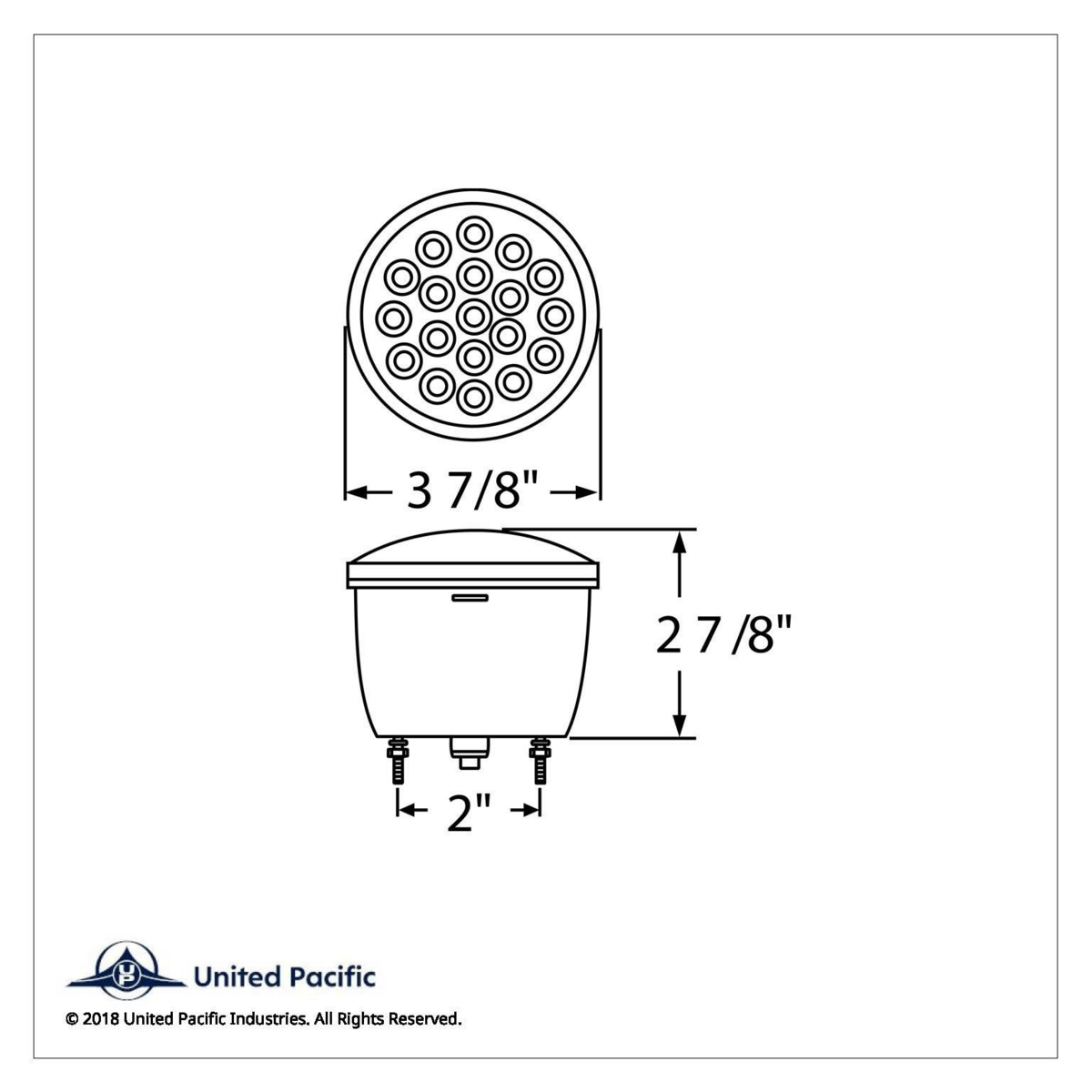 19 LED Stud Mount Light With License Light (Stop, Turn & Tail) - Driver (Bulk) - Thumbnail 5