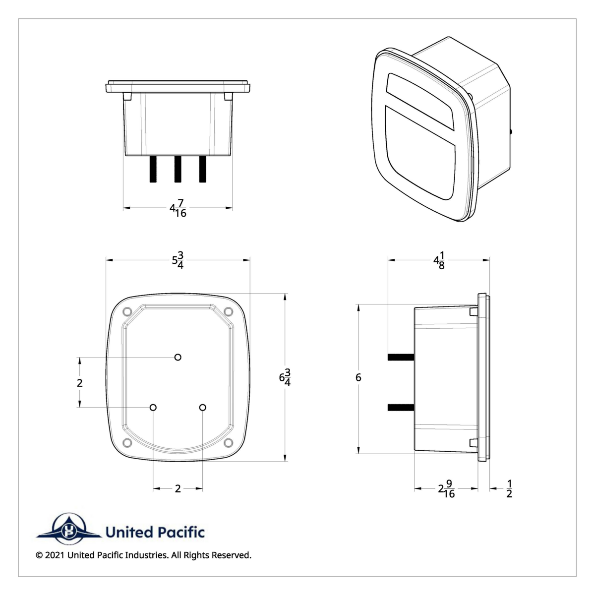 LED Universal Combination Tail Light With License Light - Thumbnail 8