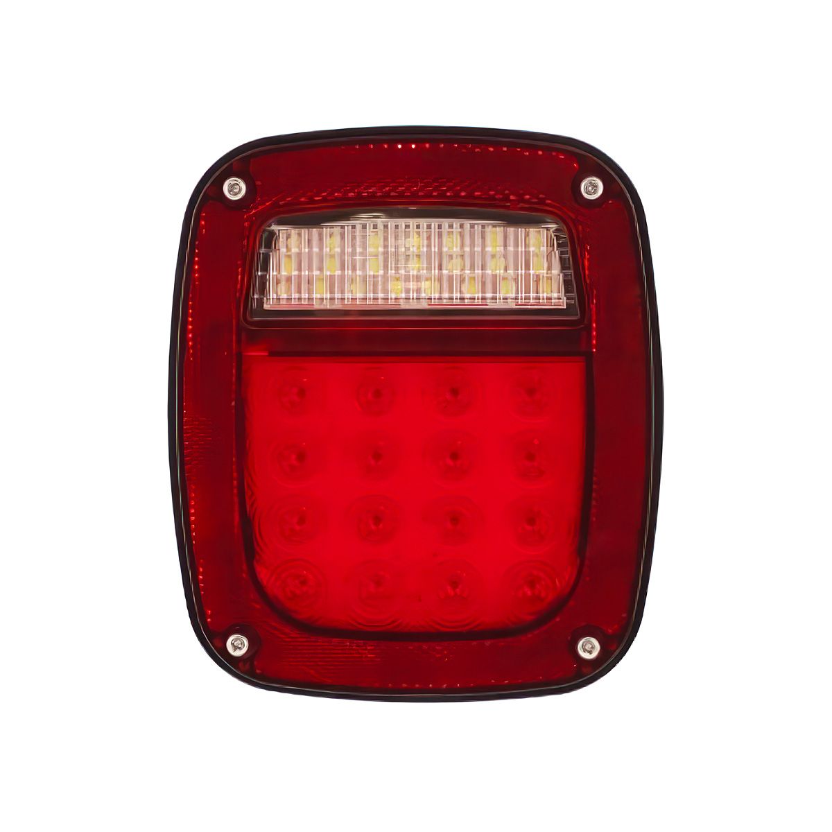 LED Universal Combination Tail Light With License Light & Side Marker (Bulk)