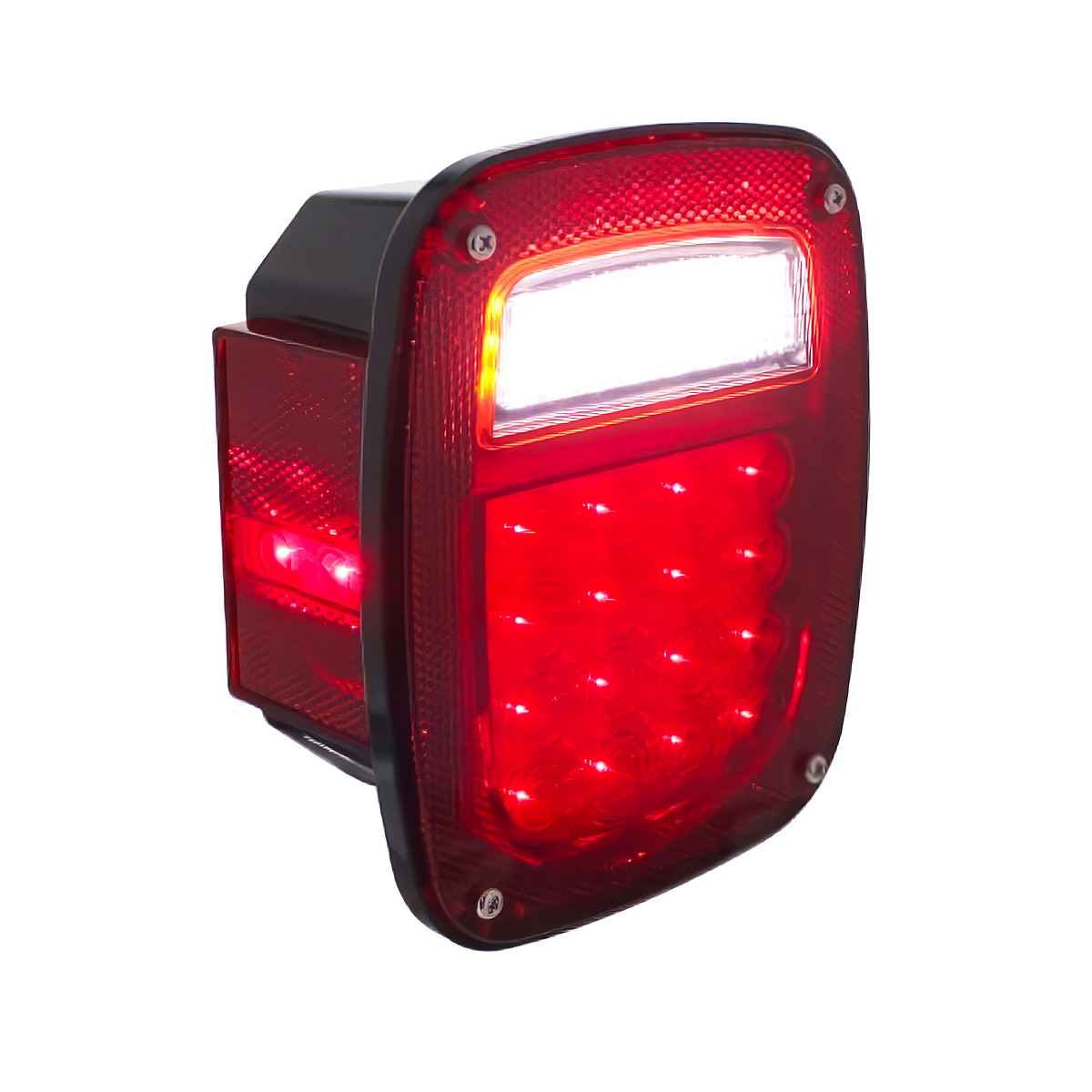 LED Universal Combination Tail Light With License Light & Side Marker (Bulk) - Thumbnail 2