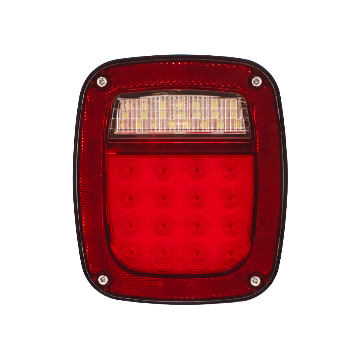 LED Universal Combination Tail Light With License Light & Side Marker (Bulk) - Thumbnail 7