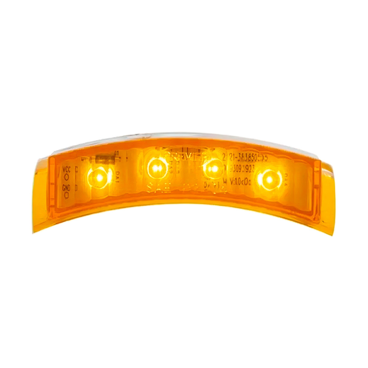 4 LED Headlight Turn Signal Light - Amber LED/Amber Lens - Thumbnail 5