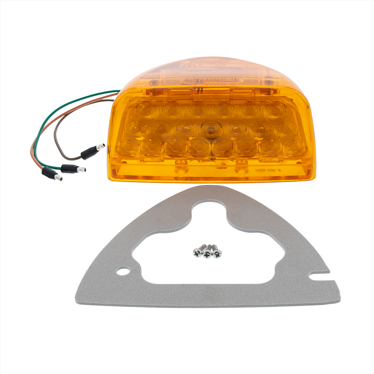 31 LED Turn Signal Light For 1987-2007 Peterbilt 379/378/357  - Amber LED/Amber Lens - Thumbnail 12