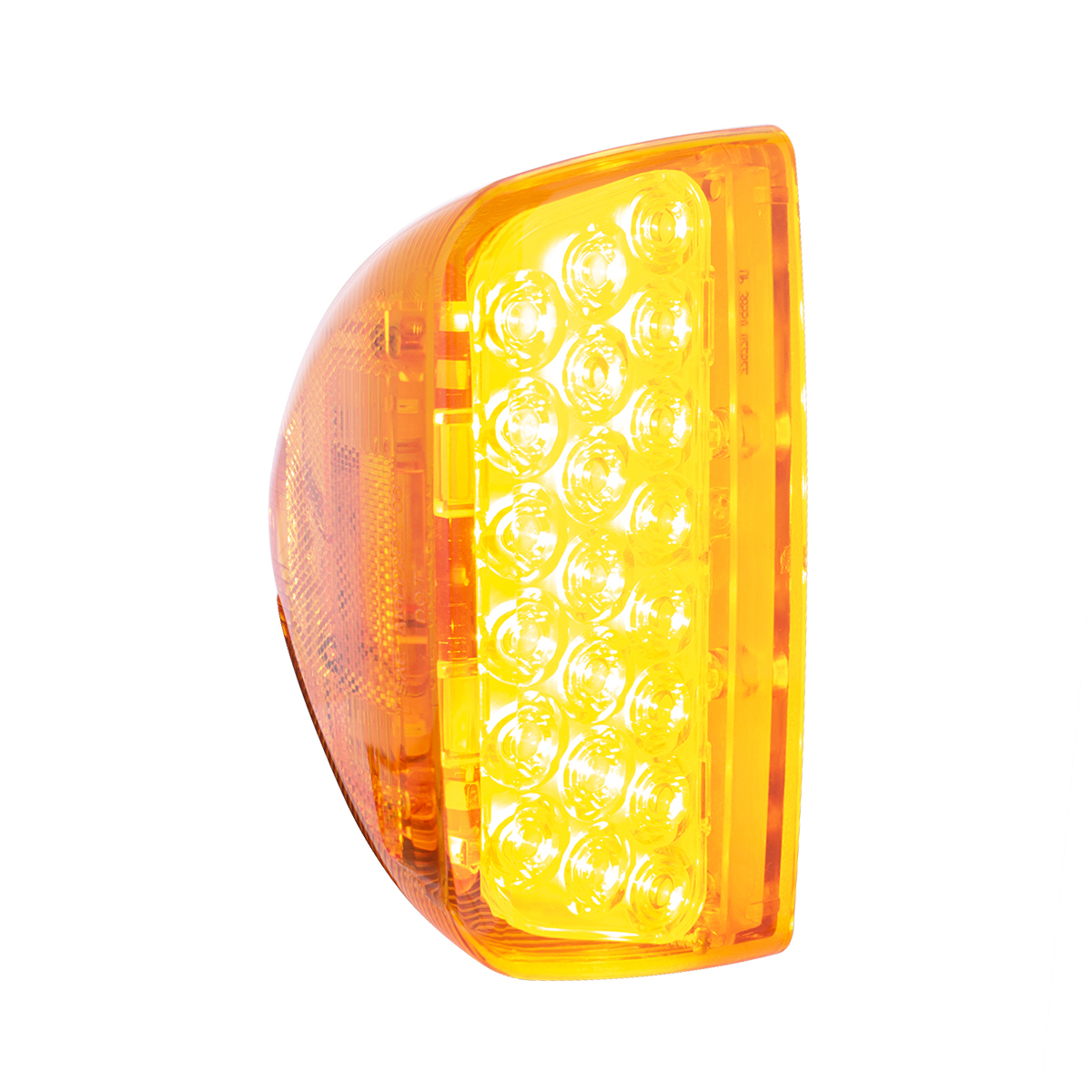 31 LED Turn Signal Light For 1987-2007 Peterbilt 379/378/357  - Amber LED/Amber Lens - Thumbnail 3