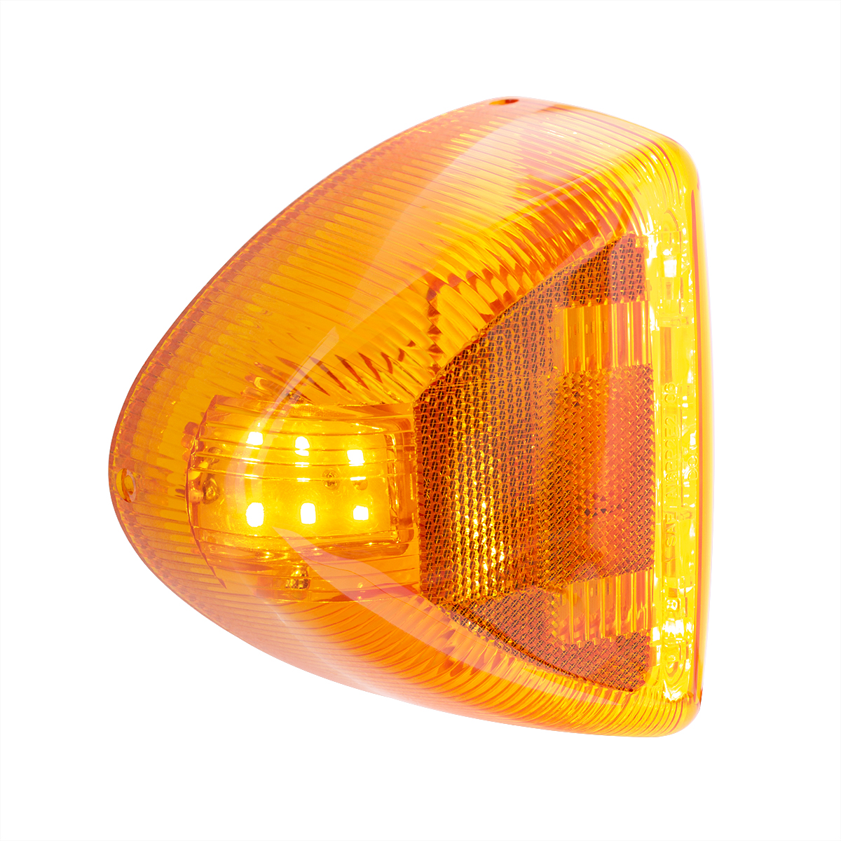 31 LED Turn Signal Light For 1987-2007 Peterbilt 379/378/357  - Amber LED/Amber Lens - Thumbnail 7