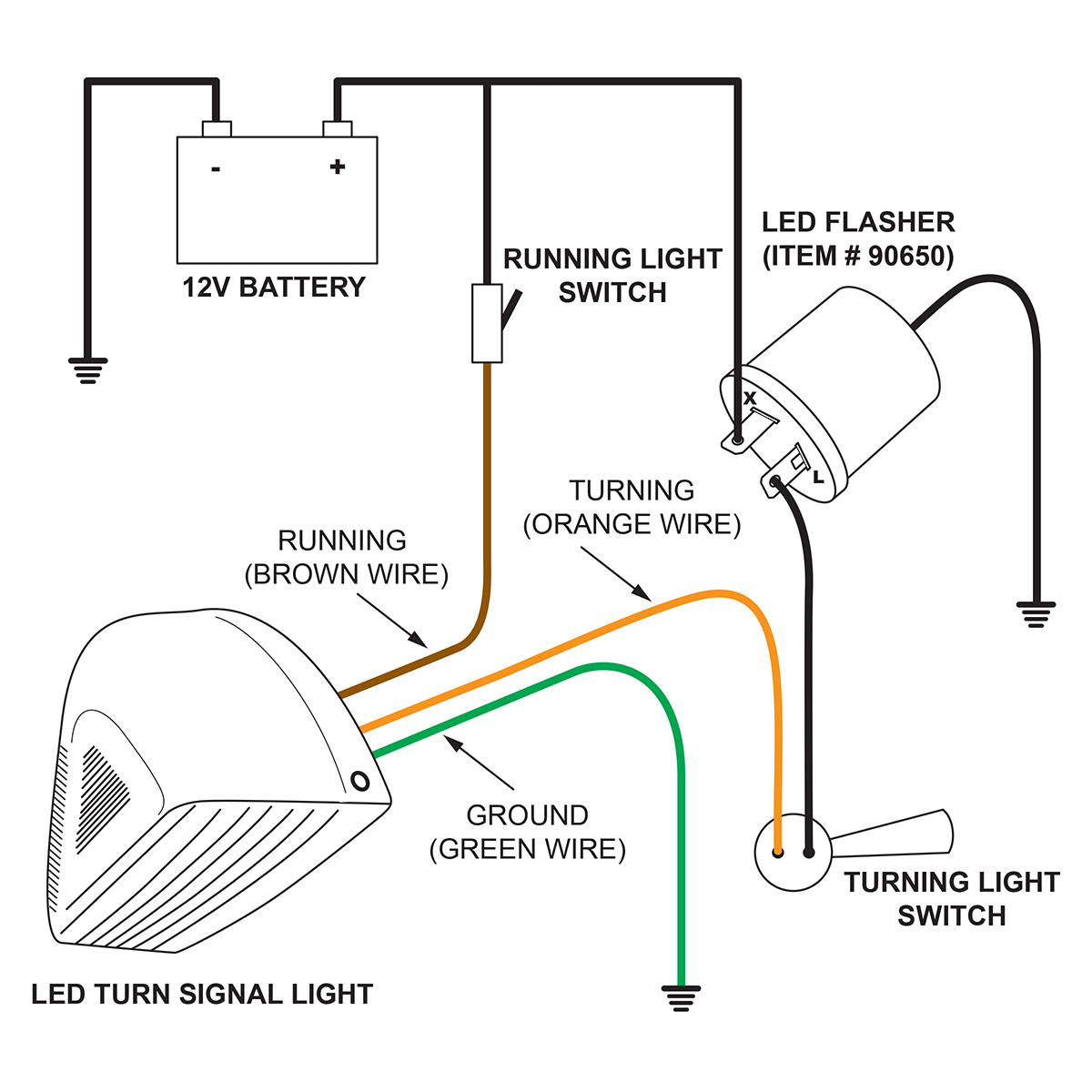 31 LED Turn Signal Light For 1987-2007 Peterbilt 379/378/357  - Amber LED/Clear Lens - Thumbnail 13