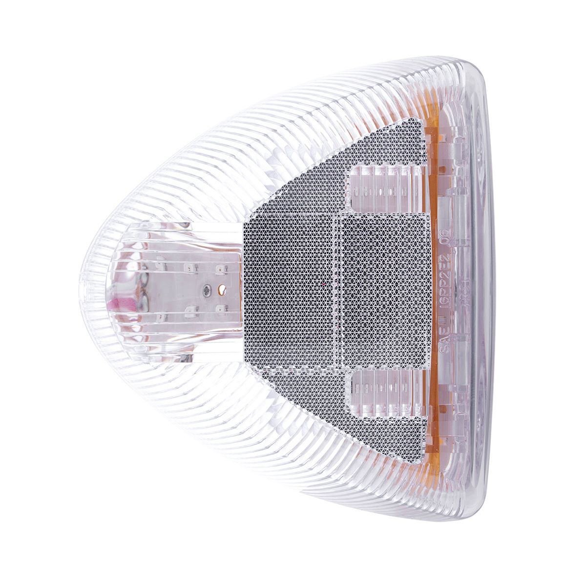 31 LED Turn Signal Light For 1987-2007 Peterbilt 379/378/357  - Amber LED/Clear Lens - Thumbnail 6