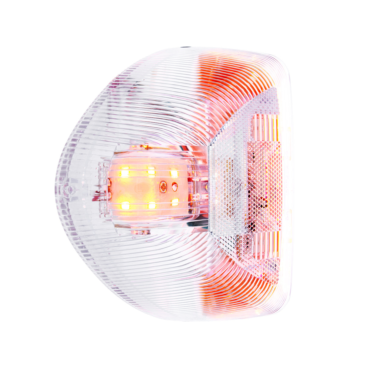 31 LED Turn Signal Light For 1987-2007 Peterbilt 379/378/357  - Amber LED/Clear Lens - Thumbnail 7