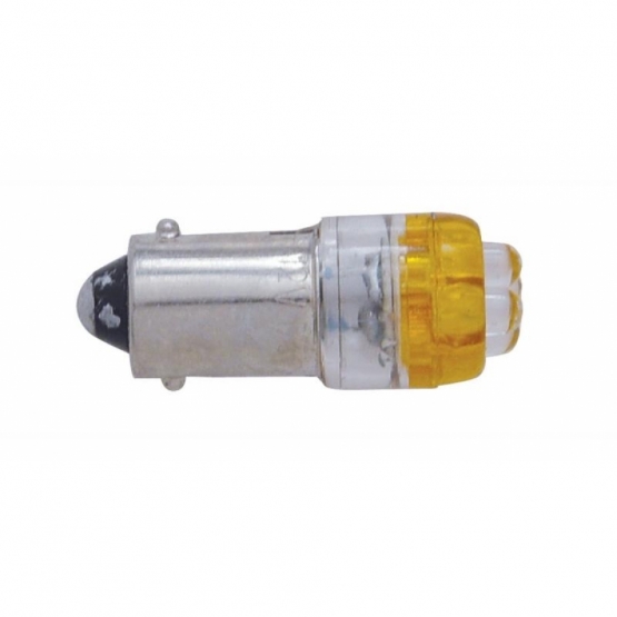 4 Micro LED 1893 Type Bulb - Amber (2-Pack)