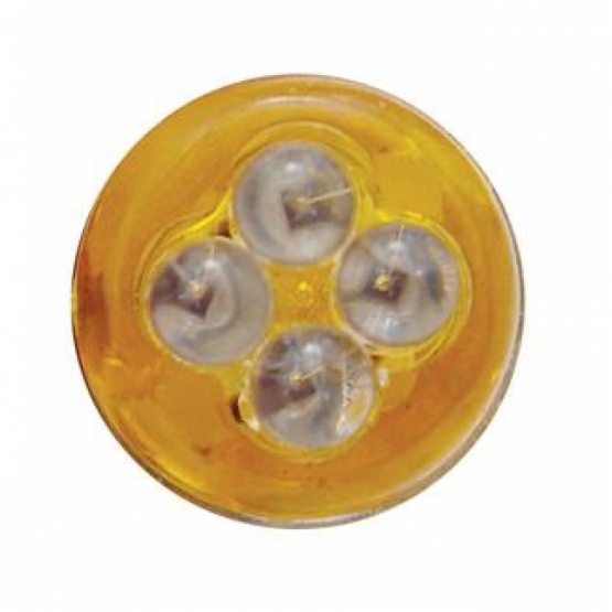 4 Micro LED 1893 Type Bulb - Amber (2-Pack) - Thumbnail 2