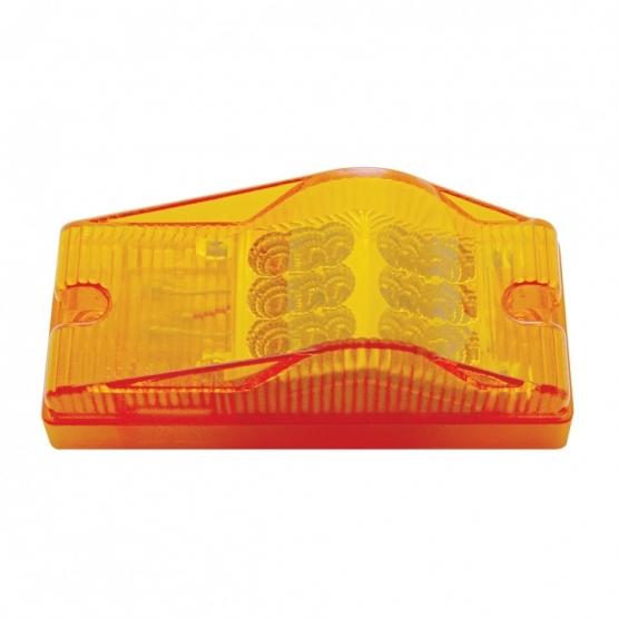 18 LED Reflector Light (Park, Turn & Clearance) - Amber LED/Amber Lens