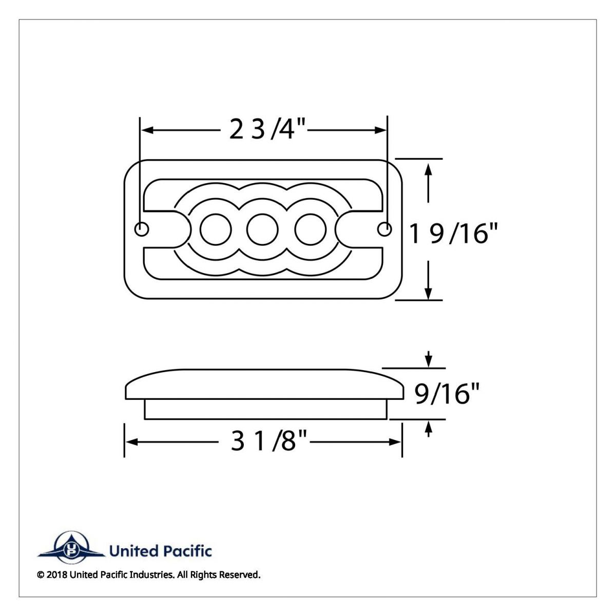 3 LED Clearance Marker Light - Amber LED/Amber Lens - Thumbnail 3