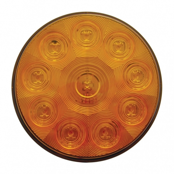 10 LED 4" Turn Signal Light - Amber LED/Amber Lens