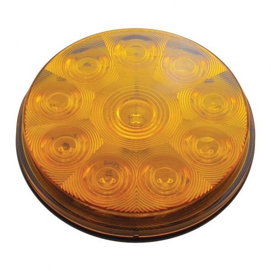 10 LED 4" Turn Signal Light - Amber LED/Amber Lens - Thumbnail 3