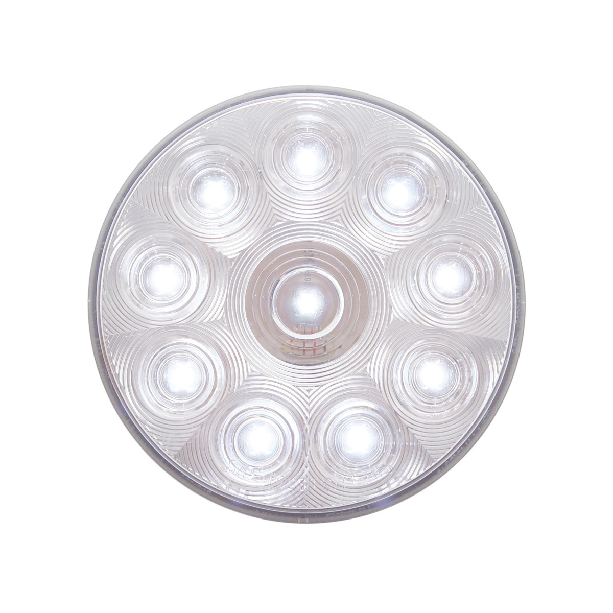 10 LED 4 "Auxiliary/Utility Light - White LED/Clear Lens - Thumbnail 7