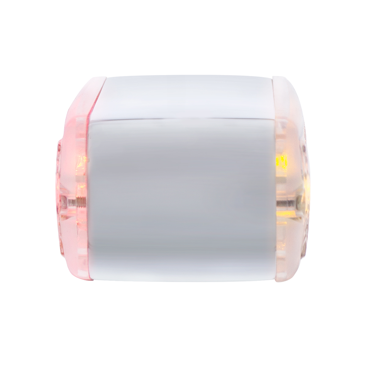 6 LED Single Function Double Face Light - Horizontal Mount - Amber & Red LED/Clear Lens - Thumbnail 9