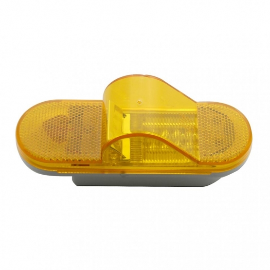 28 LED Mid-Trailer Turn Signal Light - Amber LED/Amber Lens (Bulk)