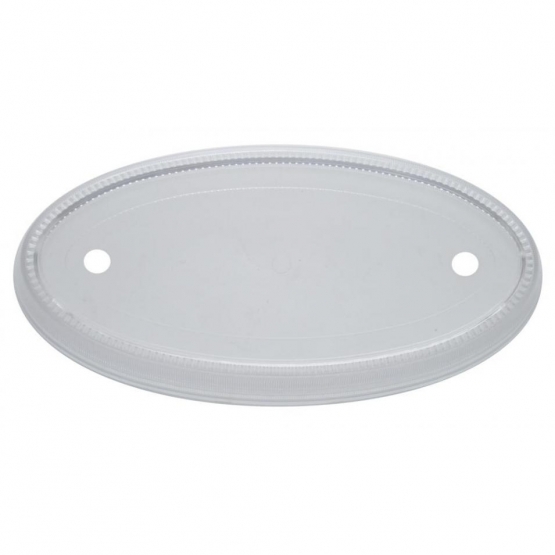 Large Peterbilt Emblem Lens - Clear