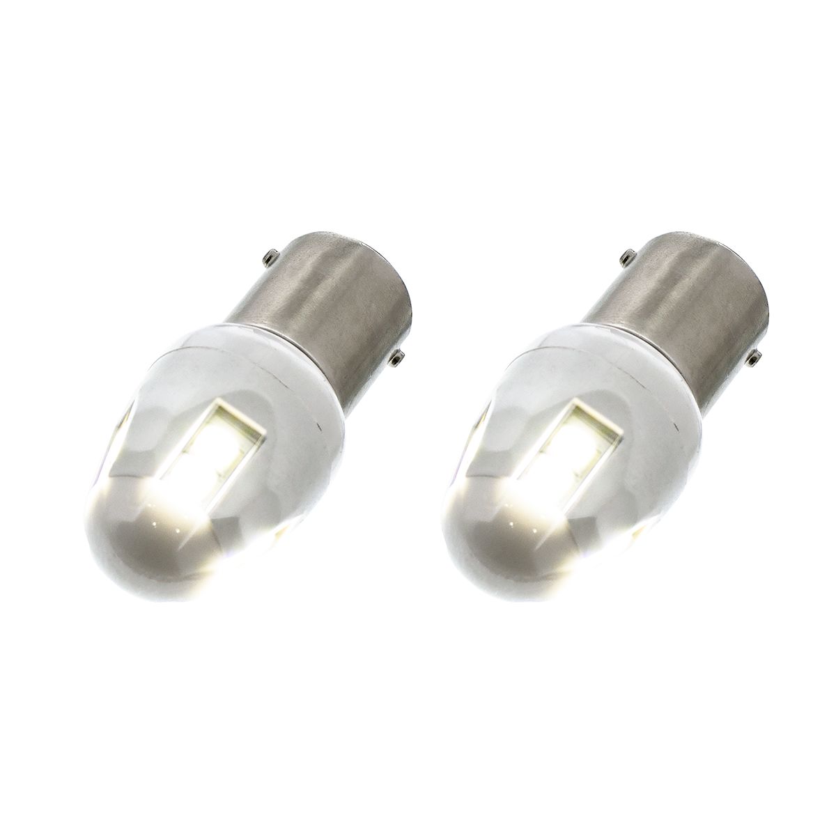 High Power 8 LED 1156 Type Bulb - White (Card of 2)
