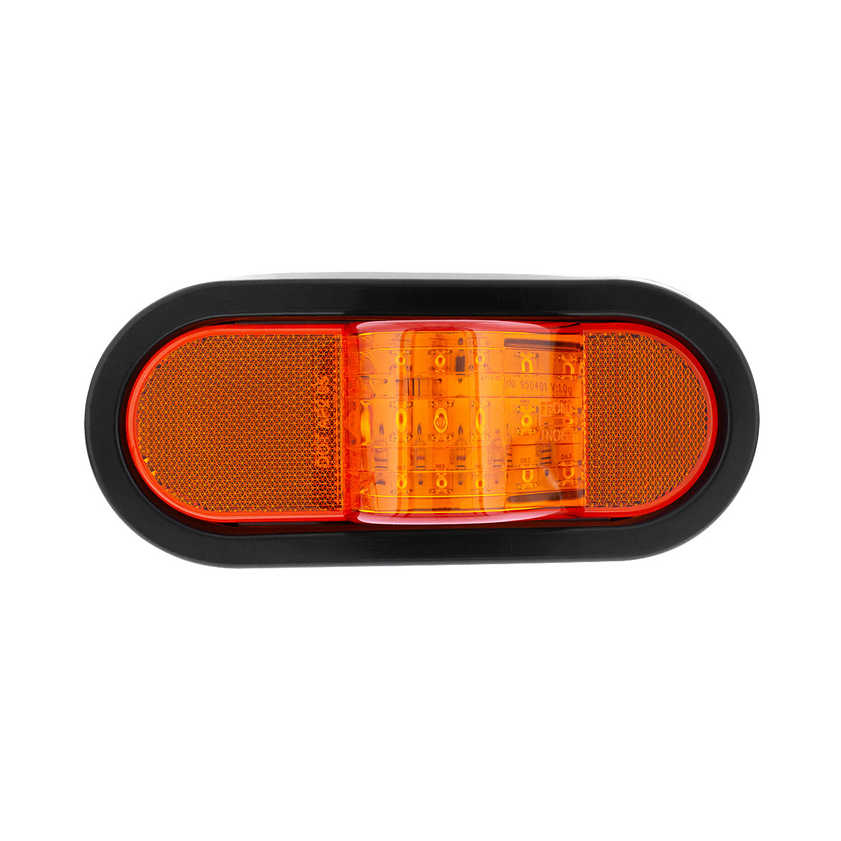 18 LED Mid-Trailer Turn Signal Light Kit - Amber LED/Amber Lens - Thumbnail 2