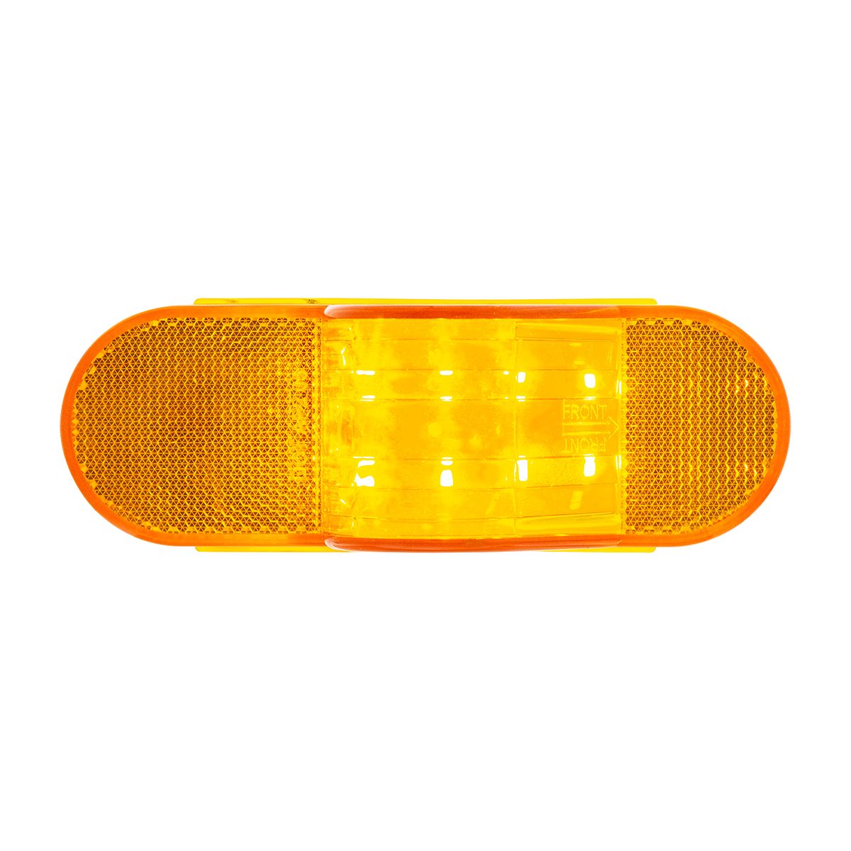 8 LED Mid-Trailer Turn Signal Light - Amber LED/Amber Lens (Card)