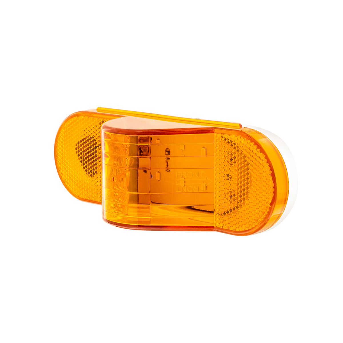 8 LED Mid-Trailer Turn Signal Light - Amber LED/Amber Lens (Card) - Thumbnail 4