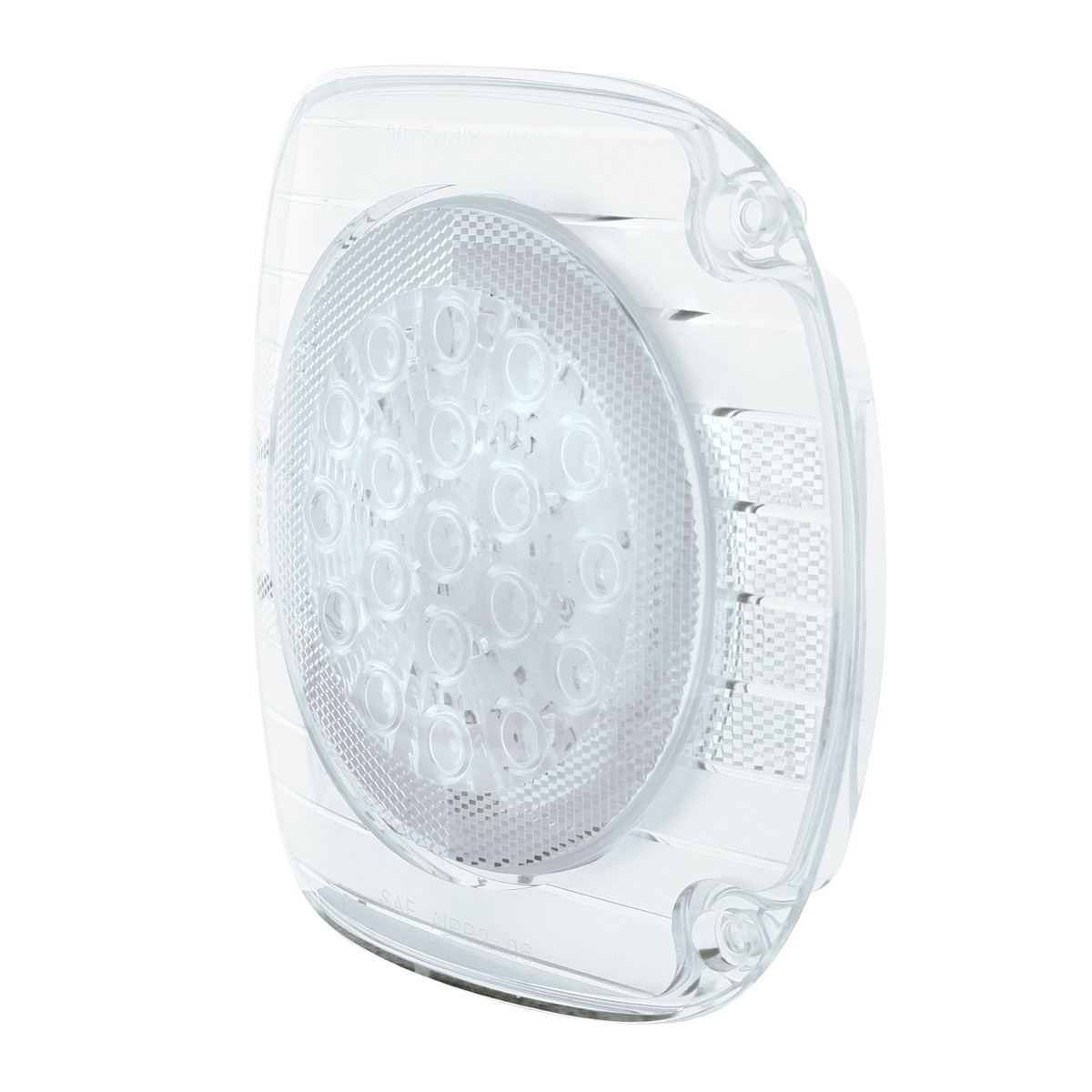 22 LED Turn Signal Light For 1996-2010 Freightliner Century - Amber LED/Clear Lens - Thumbnail 4