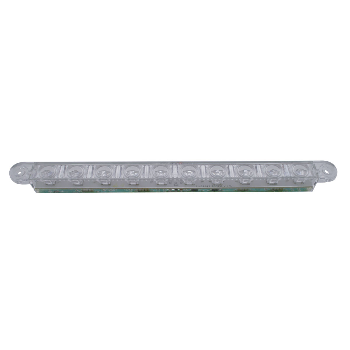 10 LED 9" Light Bar (Stop, Turn & Tail) - Red LED/Clear Lens - Thumbnail 2